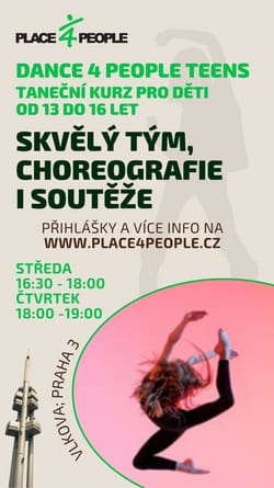 Taneční kurz pro teenagery od 13 let Dance 4 People Teens